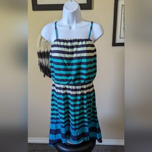 Express convertible tube high-low dress